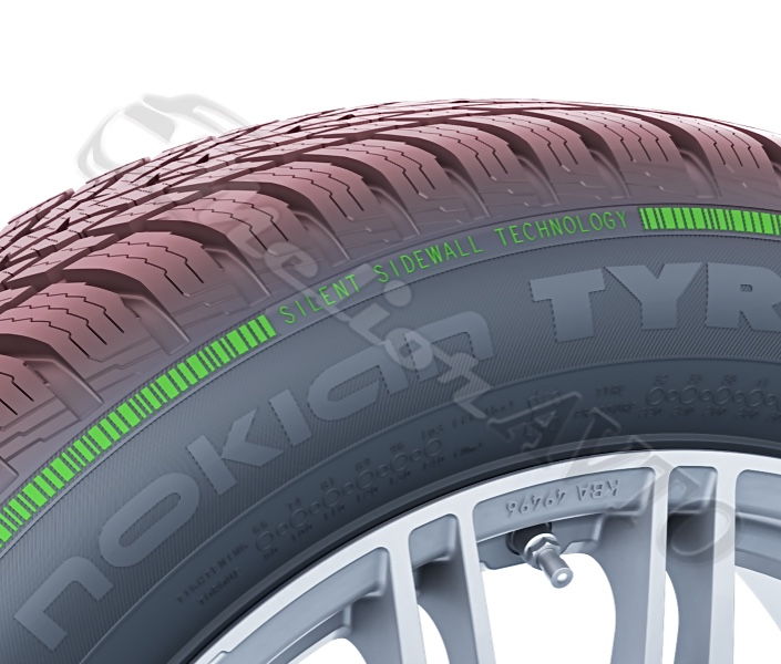 Шумопоглощающая технология Nokian Silent Sidewall